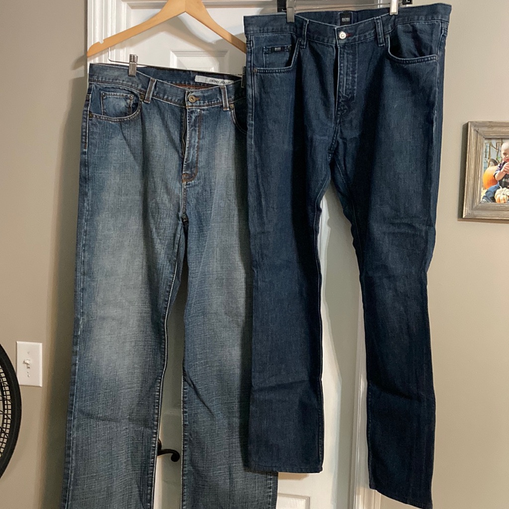 Men’s Boss And Dkny Jeans 36 X 32 Pkg Of 2
